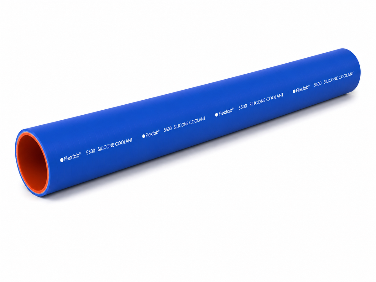 Flexfab 5515 blue silicone coolant hose, 2-1/2" ID x 3 ft
