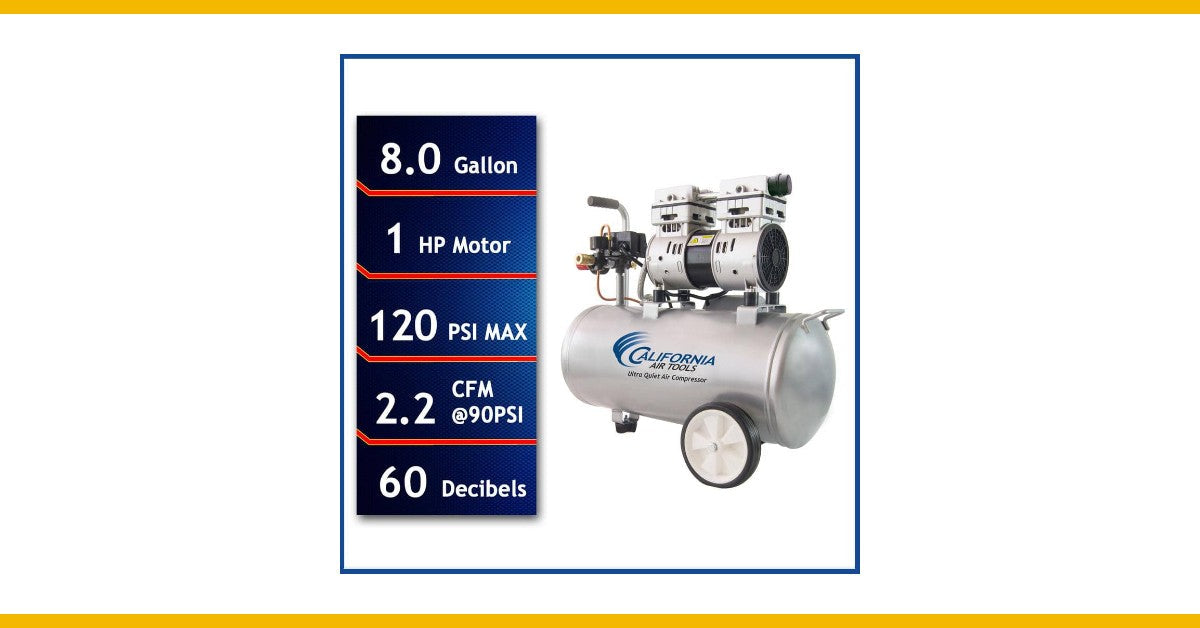 Best Quiet Air Compressors (2026): Six From 60 to 73 dB, and What the Silence Costs in Air