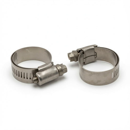 Ideal Tridon 6512E lined stainless hose clamp, fits 7/8" to 1-1/4" OD, 2 pack