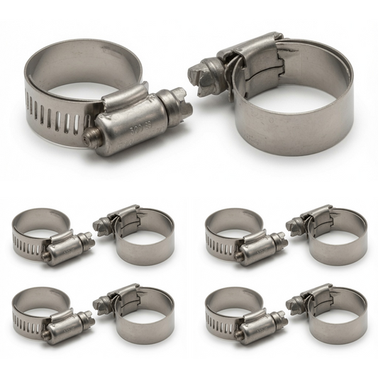 Ideal Tridon 6510E lined stainless hose clamp, fits 3/4" to 1-1/16" OD