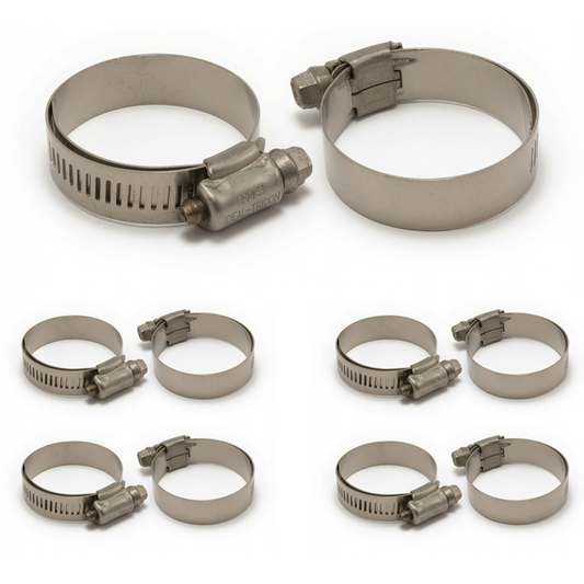 Ideal Tridon 6520E lined stainless hose clamp, fits 1" to 1-3/4" OD